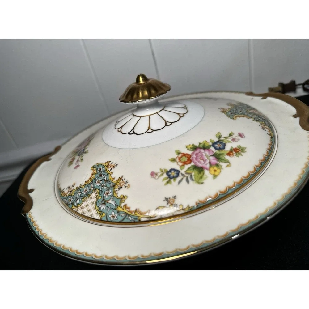 Vintage Noritake‎ Covered Vegetable Serving Bowl Tureen Dish